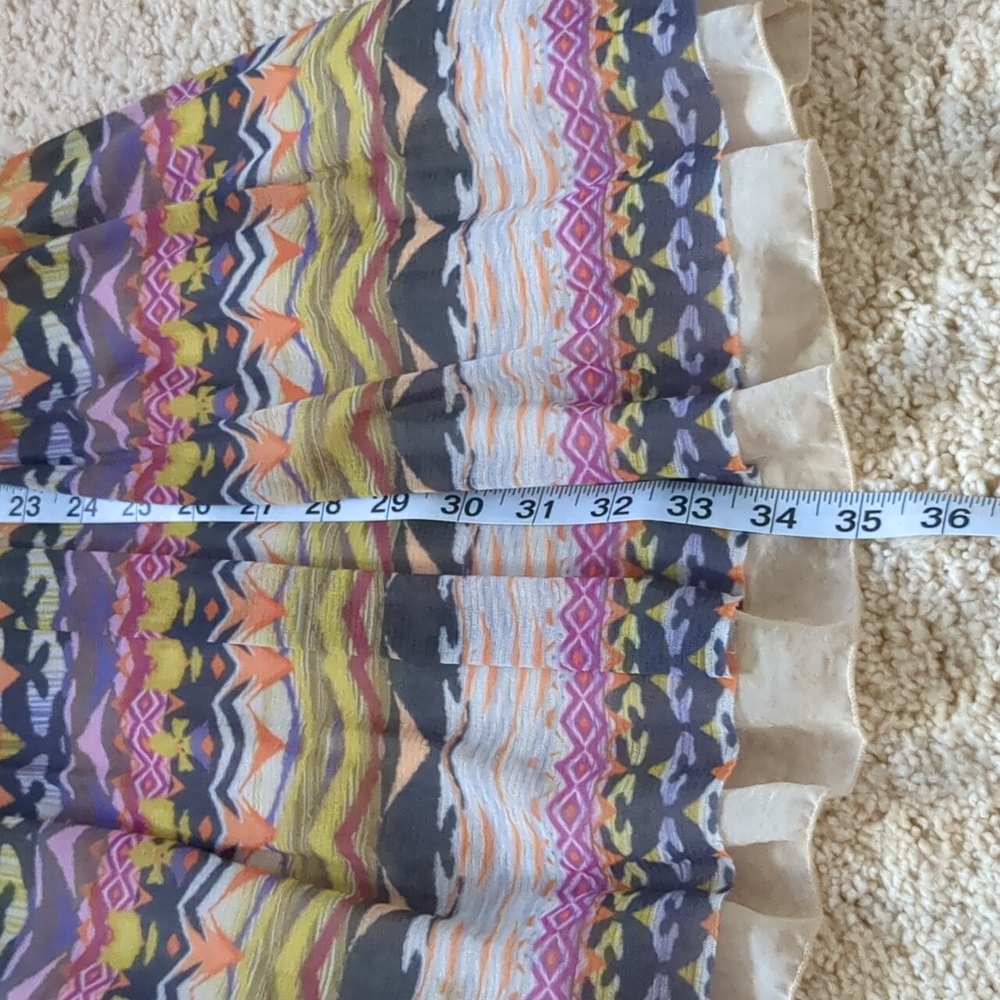 Anthropologie Weston Wear Caraz Flared Dress Euc Size Small View 6